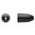 DEKA Tungsten Bullet Weight Worm schwarz 3,5 Gramm (1/8 oz.) - 4 Stück