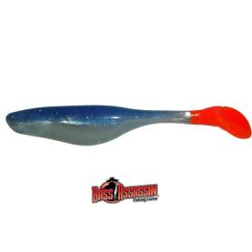 Bass Assassin Camo Sea Shad 5“ Blue Herring Orange Tail