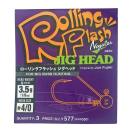 Nogales Rolling Flash Jig Head  - Größe 4/0 - 3,5 Gramm - 1/8 oz.