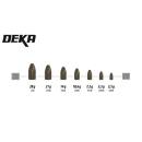 DEKA Eco Bullet Weight Black  - 1/8 oz. / 3,5 Gramm / 6 Stück