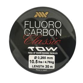 TOW Classic Fluorocarbon Vorfach 30 Meter - 0,265 mm - 4,7 kg - 10,5 lb.