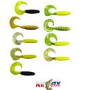Relax Twister 4&quot; Farbmix FLUO