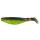 Relax Kopyto-River 4" - 11 cm - grün (chartreuse)-Glitter / motoroil Glitter - 1 Stück