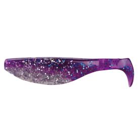 Relax Kopyto-River 4" (ca. 11,0 cm) klar silber Glitter / violett-electric blue Glitter