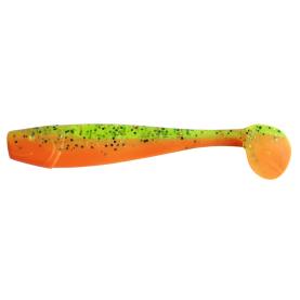 Relax King-Shad 5" (ca. 14,0cm) orange-Glitter / fluogrün-Glitter