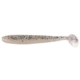 Relax Bass Shad 3" (ca. 9 cm) perlweiss / klar saltn pepper Glitter - 1 Stück
