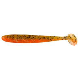 Relax Bass Shad 3" (ca. 9 cm) orange-Glitter / olivebraun-Glitter - 1 Stück