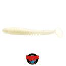 Lunker City Swimming Ribster  4,5&quot; - 11,5 cm Albino...