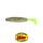 Slider Crappie Grubs 1,5" - 3,8 cm Gold Glitter Chartreuse Tail