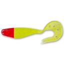Delalande Sandra Twister 9 cm 100 Chartreuse / Red Head