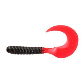 Relax Twister 2,5" - 6 cm schwarz / red tail - 1 Stück
