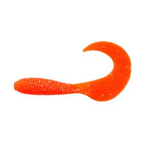 Relax Twister 2,5" - 6 cm orange glitter - 1 Stück