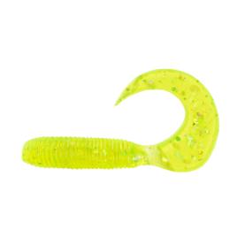 Relax Twister 2,5" (ca. 6,0 cm) grün(chartreuse) glitter
