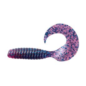 Relax Twister 4" - 8 cm violett transparent glitter - 1 Stück