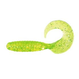 Relax Twister 4" - 8 cm grün(chartreuse) glitter - 1 Stück