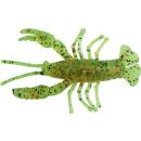 Relax Baby Crawfish 1&quot; (4,5cm) gr&uuml;n-pepper-glitter