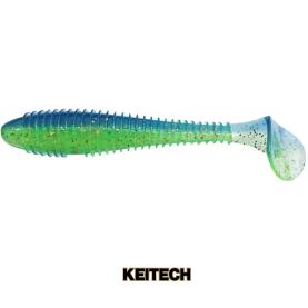 Keitech Fat Swing Impact 3,8 - 9,5 cm Lime Blue