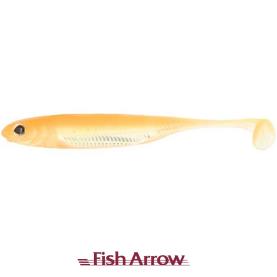 Fish Arrow Flash J Shad 4&quot; Orange Luminova Silver
