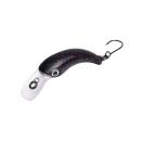 Paladin Micro Curvy Wobbler 1,2g 2,9cm  Schwarz Rot Glitter