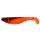 Relax Kopyto-River Gummifisch 4" - 11 cm - 10 Stück - orange-Glitter / schwarz - orange-Glitter / black - ZipBag