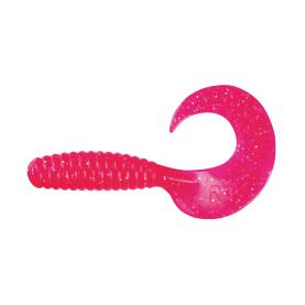 Relax Xtra Fat Grub 5,5" - 13 cm - 5 Stück - hot pink glitter - ZipBag