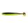 Relax Bass Shad 3" Gummifisch - 9 cm - 10 Stück -  grün (chartreuse)-Glitter / motoroil Glitter - green (chartreuse)-Glitter / motoroil Glitter - ZipBag