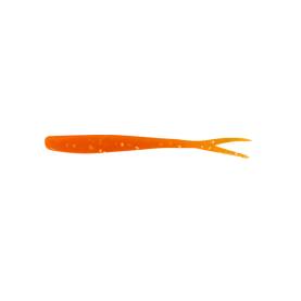 Relax Oklahoma 2,75" Gummifisch - 7,5 cm - 15 Stück - orange-Glitter- ZipBag