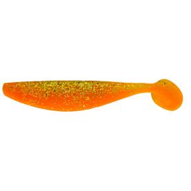 ShadXperts Xtra-Soft 6" - 16 cm - orange-fluogrün-Glitter - 2 Stück