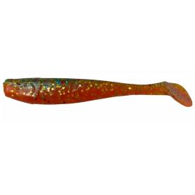 Relax King-Shad 3" (ca. 8,0 cm) chartreuse glitter / orange belly