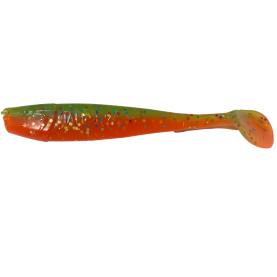 Relax King-Shad 3" (ca. 8,0 cm) lime glitter / orange belly