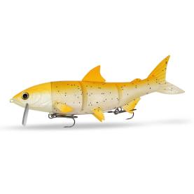RenkyOne - Hybrid Fishing Lure 10" 25cm slow sinking  Spotted Orange - 1 Stück
