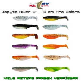 Relax Kopyto-River 5"- 13 cm Pro Colors Gummifische für Hecht, Zander, Meeresangeln