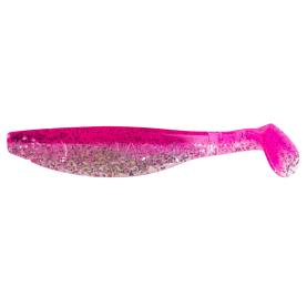 Relax Kopyto-River 5" (ca. 13,0 cm) klar silber Glitter / hot pink Glitter - 1 Stück