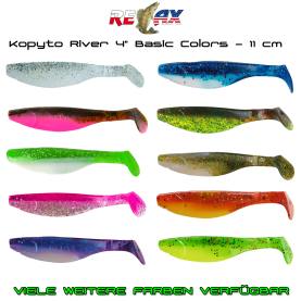 Relax Kopyto-River 4"- 11 cm Pro Colors Gummifische für Hecht, Zander, Meeresangeln