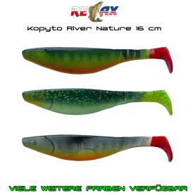 Relax Kopyto-River nature 6" - 16 cm Gummifische für Hecht, Zander, Meeresangeln