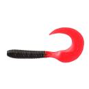 Relax Twister 2,5" - 6 cm schwarz / red tail - 5...