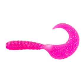 Relax Twister 2,5" - 6 cm hot pink glitter - 5 Stück