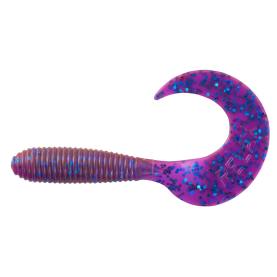 Relax Twister 3" - 7 cm crawfish-violett-electric blue-glitter