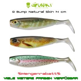 Gunki GBUMP NATURAL SKIN 14 cm Gummfische für Hecht, Zander, Huchen