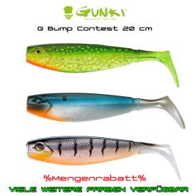 Gunki GBUMP CONTEST 20 cm Gummifische für Hecht, Zander, Meeresangeln