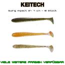 Keitech Swing Impact 3&quot; - 7 cm Gummifische f&uuml;r...