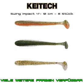 Keitech Swing Impact 4" - 10 cm Gummifische für Barsch, Zander, Hecht