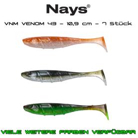 Nays VNM 43 - 10,9 cm Venom Gummifisch für Hecht, Barsch, Zander