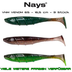 Nays VNM 65 - 16,5 cm Venom Gummifisch für Hecht, Zander