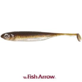 Fish Arrow Flash J Shad 2" Greenpumpkin Silver